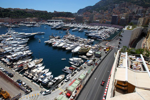 El puerto de Montecarlo durante el Gran Premio de Mónaco 2011