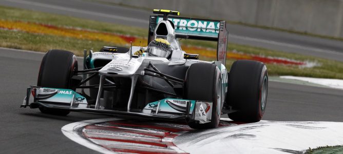Nico Rosberg con su Mercedes GP
