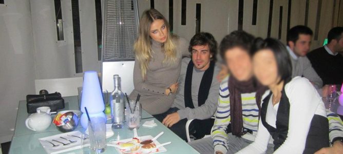 Fernando Alonso y Xenia Tchoumitcheva