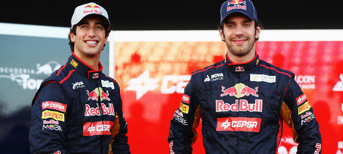 Los dos pilotos de Toro Rosso para 2012