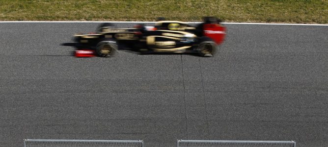 Kimi Räikkönen con el Lotus E20
