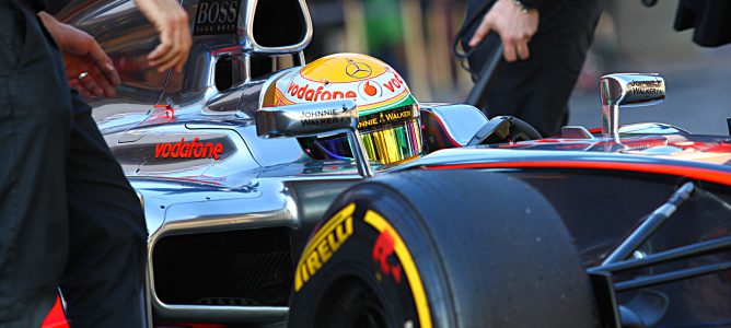 Hamilton con el MP427