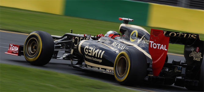Kimi rueda en el Gran Premio de Australia