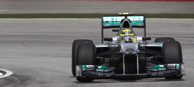Rosberg en los libres de Malasia