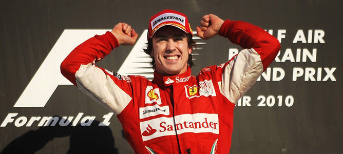 Fernando Alonso gana el GP de Baréin 2010 F1