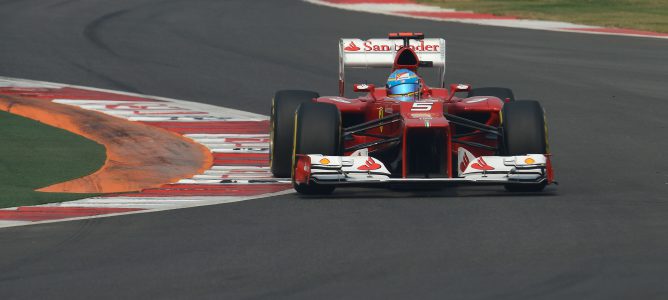 Fernando Alonso en India