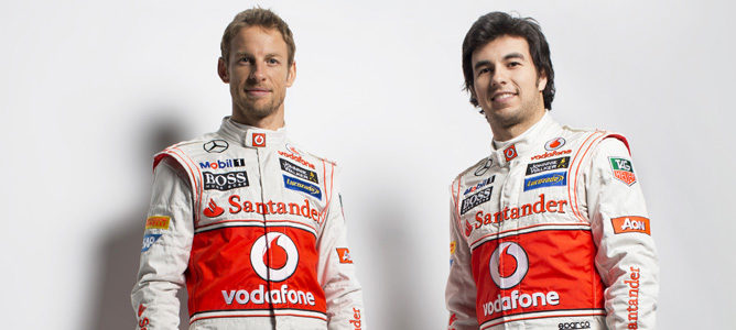 Jenson Button y Sergio Pérez, la pareja de McLaren para 2013