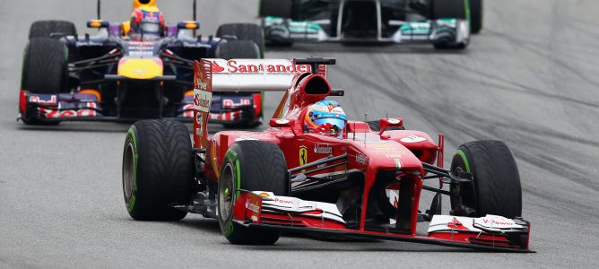 Fernando Alonso en Malasia