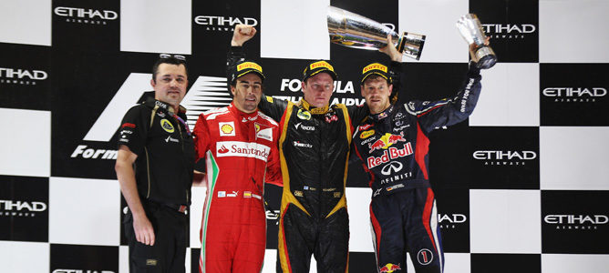 Kimi Räikkönen gana el GP de Abu Dabi 2012 F1