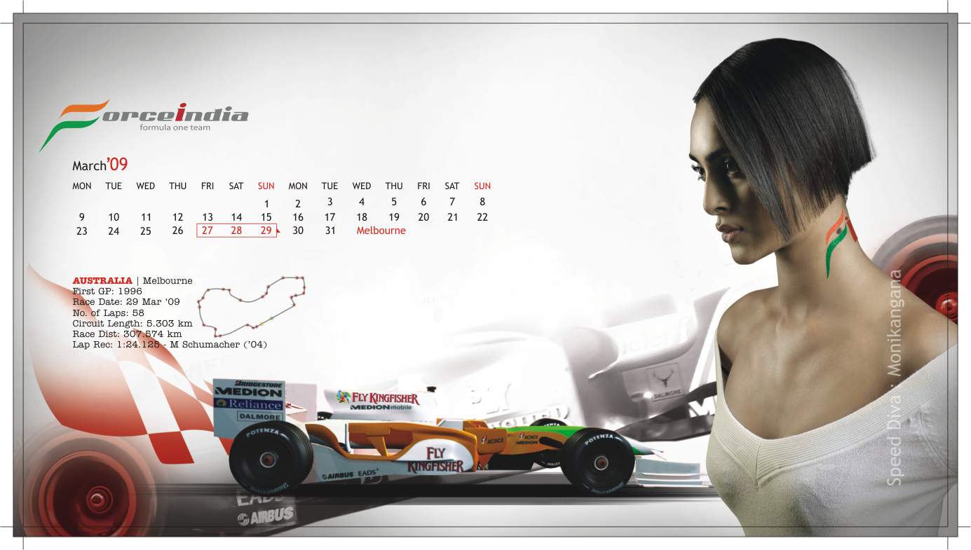 force india, vmj-02, 2009, colores