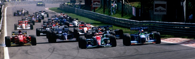 Damon Hill con el número 0