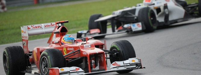 Fernando Alonso en Malasia