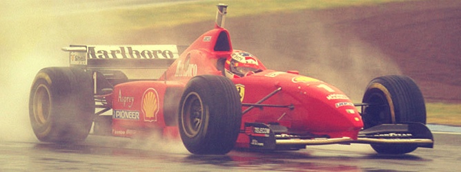 Schumacher en el GP de España 1996