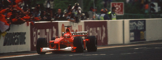 Schumacher en el GP de Japón 2000