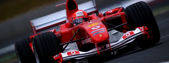 Schumacher en el GP de Francia 2004