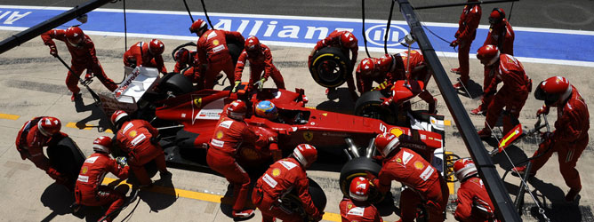 Fernando Alonso, el líder de Ferrari