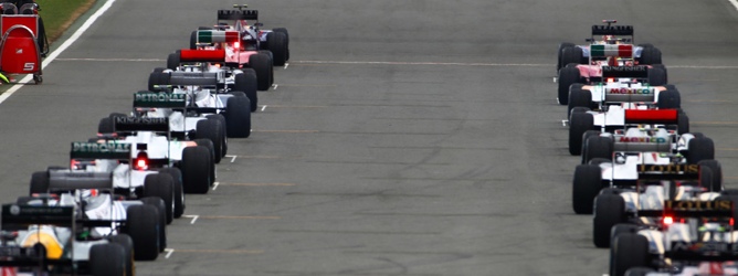 parrilla de salida F1