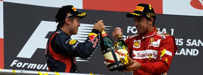 Alonso y Vettel