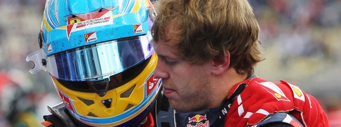 Alonso y Vettel