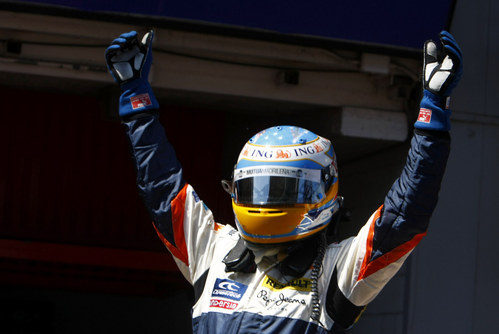 Fernando Alonso, segundo en Montmeló