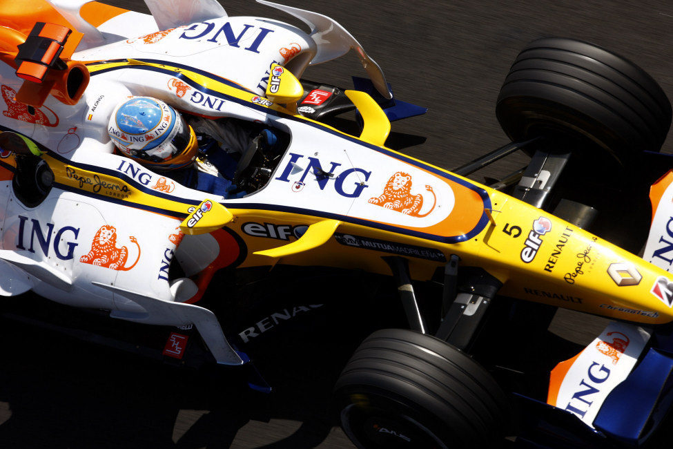 Fernando Alonso en Montmeló