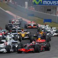 Salida Gran Premio de España