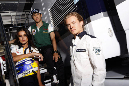 Nico Rosberg y Kazuki Nakajima