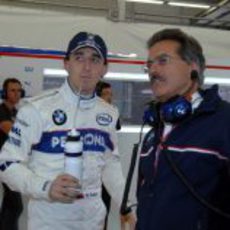 Robert Kubica y Mario Theissen