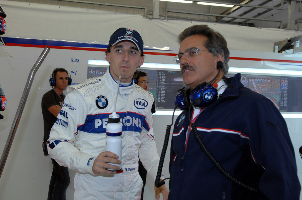 Robert Kubica y Mario Theissen