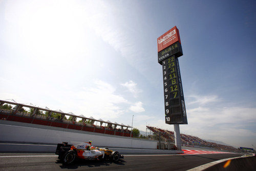 Nelsinho Piquet en Montmeló