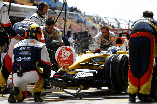 Pit Stop de Fernando Alonso