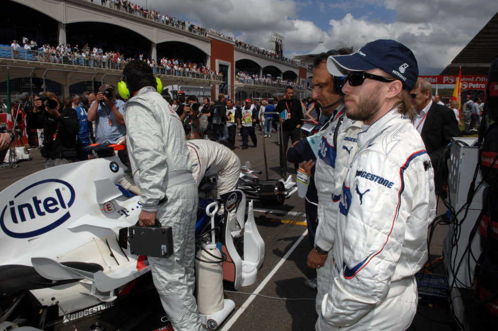 Nick Heidfeld en la salida