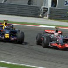 Coulthard y Kovalainen