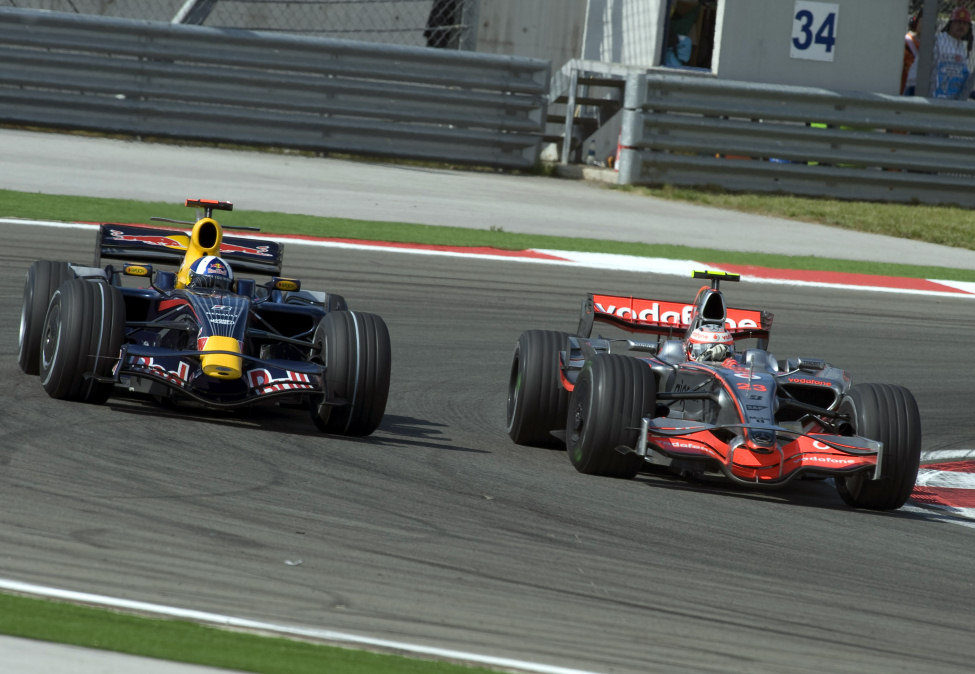 Coulthard y Kovalainen