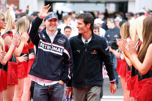 Kubica y Webber