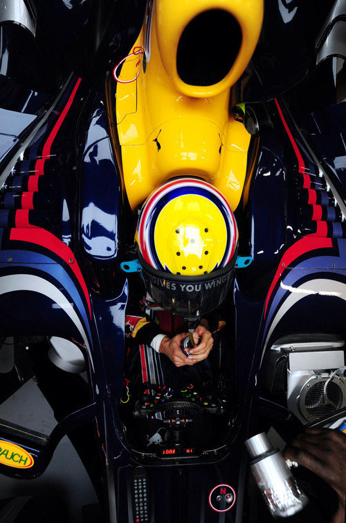 Webber en su Red Bull