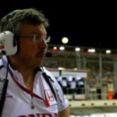 Brawn en el GP de Singapur