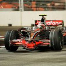 Kovalainen durante la clasificación