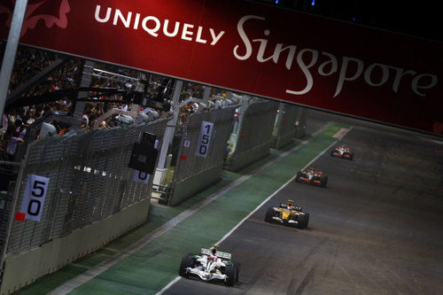 Barrichello en Singapur