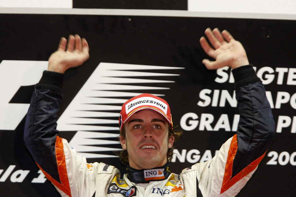 Alonso contento por su primer puesto