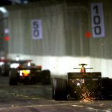 Webber en Singapur