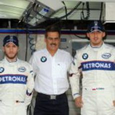 Heidfeld, Theissen y Kubica