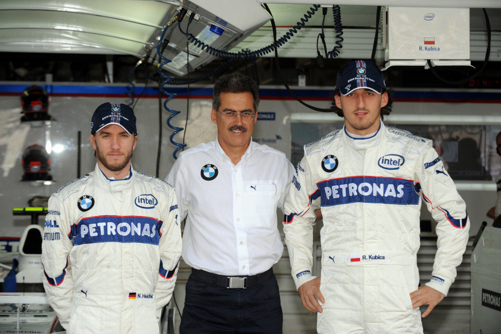 Heidfeld, Theissen y Kubica