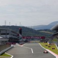 Fisichella durante el viernes