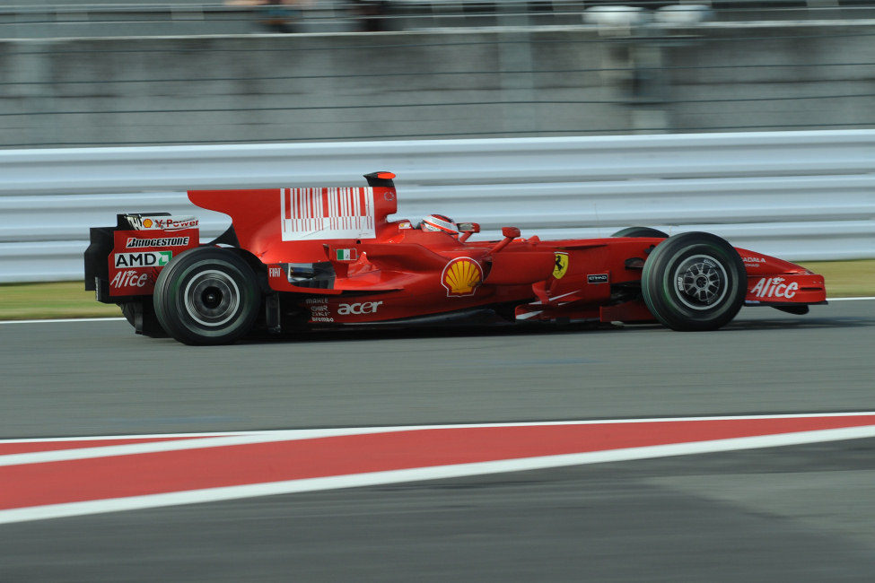 Raikkonen durante la clasificación