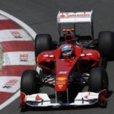 Alonso en el 150º Italia en el GP de Canadá 2011