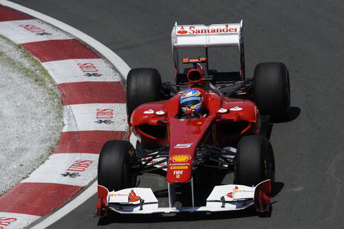 Alonso en el 150º Italia en el GP de Canadá 2011