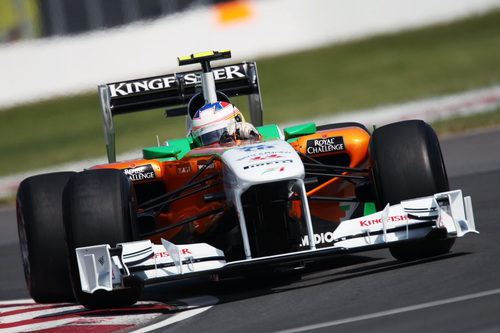 Di Resta en acción en el GP de Canadá 2011