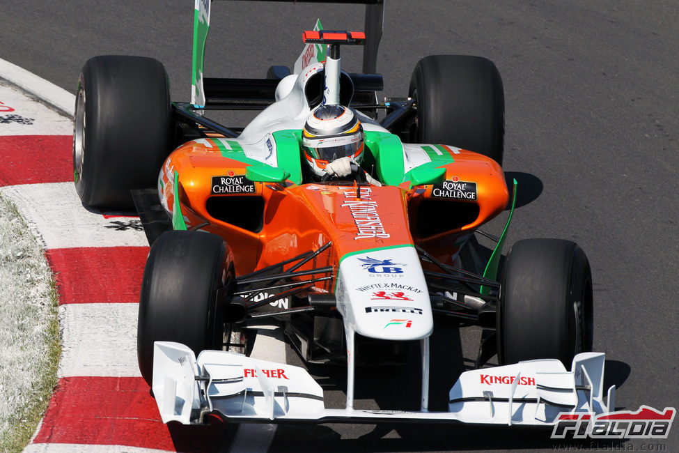 Hülkenberg pilota el Force India en el GP de Canadá 2011