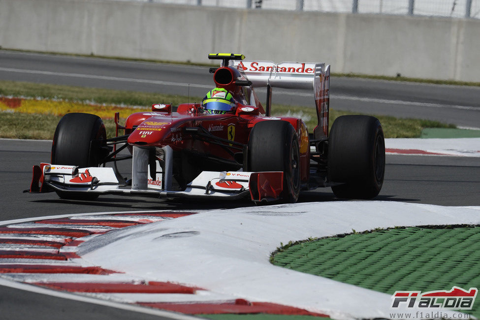 Felipe Massa durante los libres 3 del GP de Canadá 2011